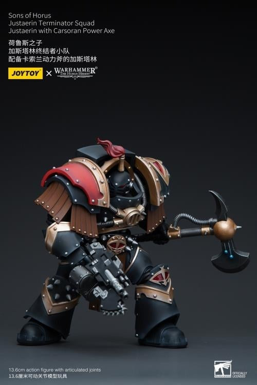 Sons Of Horus: Justaerin Terminator Squad With Carsoran Power Axe Jt9718 Warhammer 40K