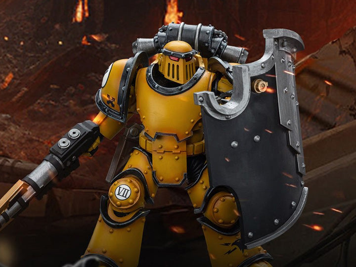 Joytoy Warhammer Imperial Fists Legion Mkiii Breacher Squad With Lascutter Jt9121 Warhammer 40K