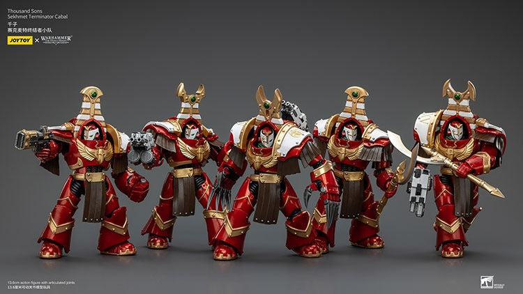 Thousand Sons: Sekhmet Terminator Cabal Volkite Charger And Power Fist Jt8612 Warhammer 40K