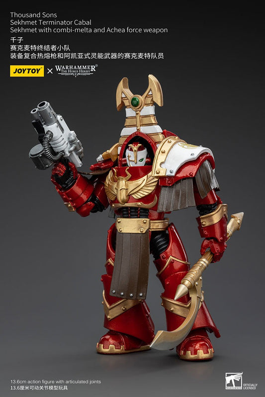 Thousand Sons: Sekhmet Terminator Cabal Combi-Melta And Achea Force Weapon Jt8605 Warhammer 40K