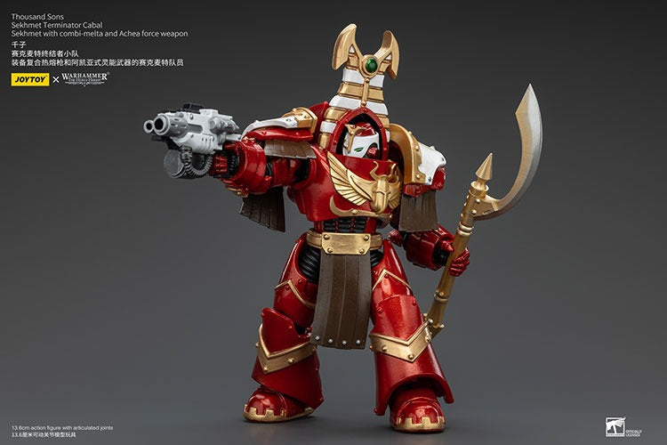 Thousand Sons: Sekhmet Terminator Cabal Combi-Melta And Achea Force Weapon Jt8605 Warhammer 40K