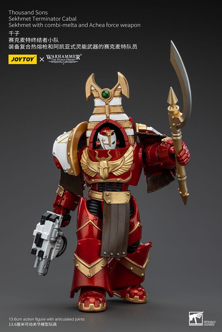 Thousand Sons: Sekhmet Terminator Cabal Combi-Melta And Achea Force Weapon Jt8605 Warhammer 40K
