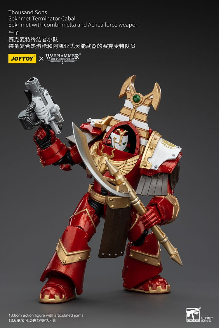 Thousand Sons: Sekhmet Terminator Cabal Combi-Melta And Achea Force Weapon Jt8605 Warhammer 40K