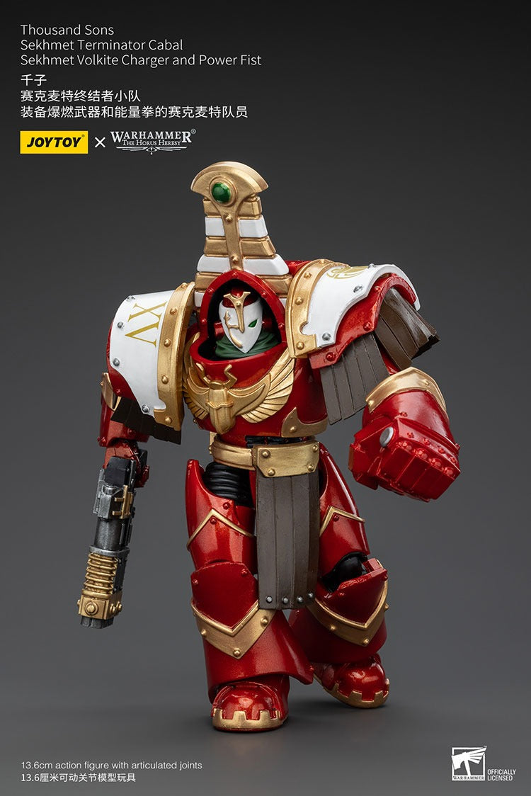 Thousand Sons: Sekhmet Terminator Cabal Volkite Charger And Power Fist Jt8612 Warhammer 40K