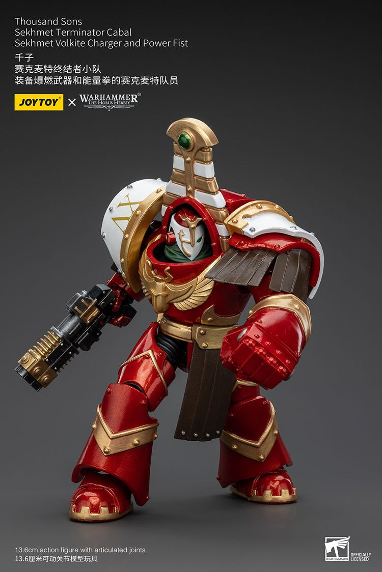 Thousand Sons: Sekhmet Terminator Cabal Volkite Charger And Power Fist Jt8612 Warhammer 40K