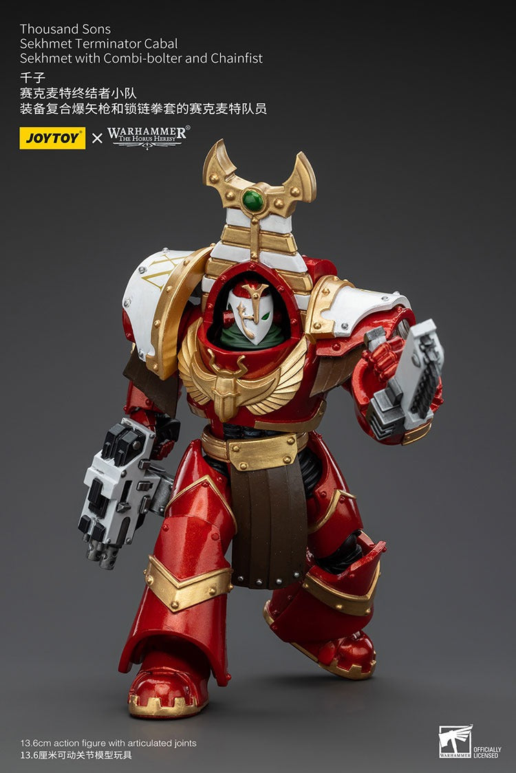 Thousand Sons: Sekhmet Terminator Cabal With Combi-Bolter And Chainfist Jt8377 Warhammer 40K