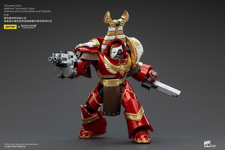 Thousand Sons: Sekhmet Terminator Cabal With Combi-Bolter And Chainfist Jt8377 Warhammer 40K