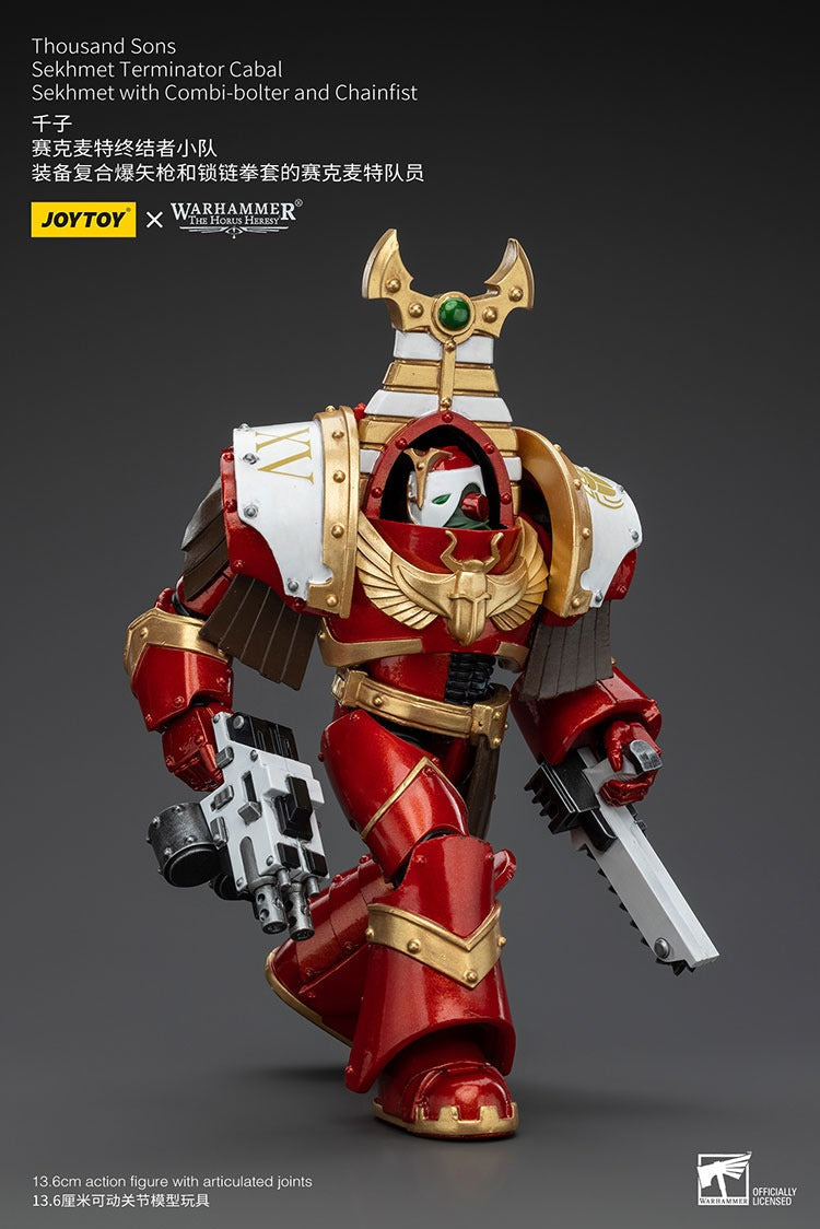Thousand Sons: Sekhmet Terminator Cabal With Combi-Bolter And Chainfist Jt8377 Warhammer 40K