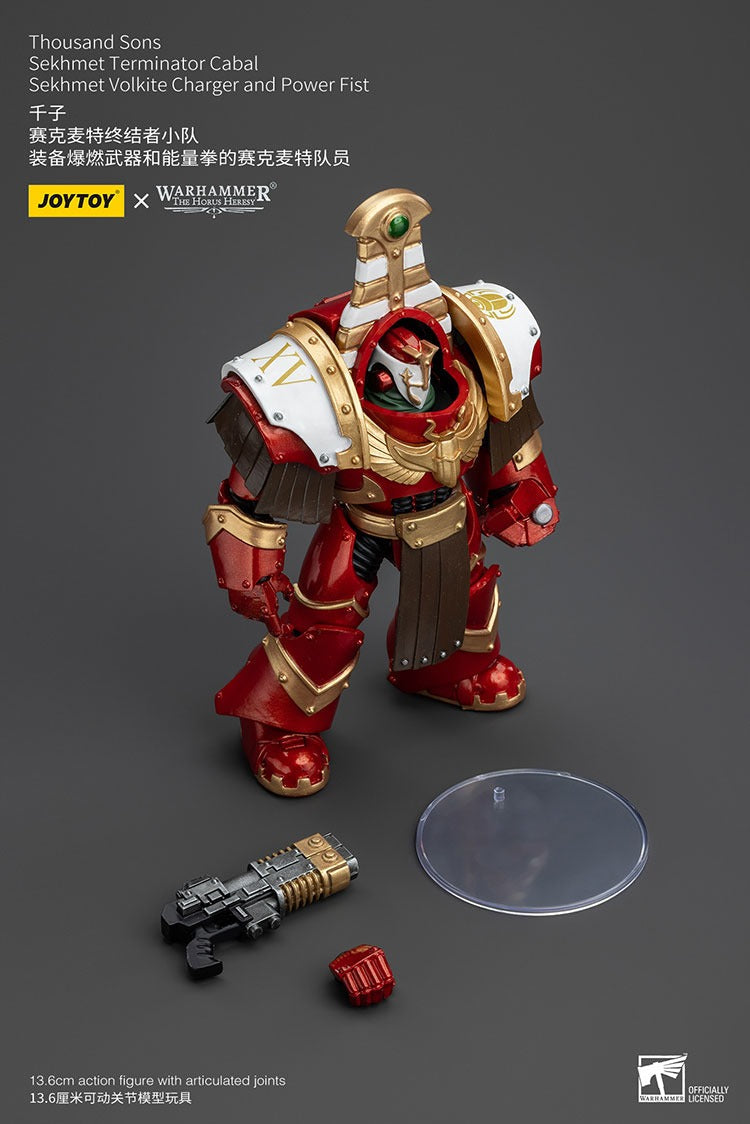 Thousand Sons: Sekhmet Terminator Cabal Volkite Charger And Power Fist Jt8612 Warhammer 40K