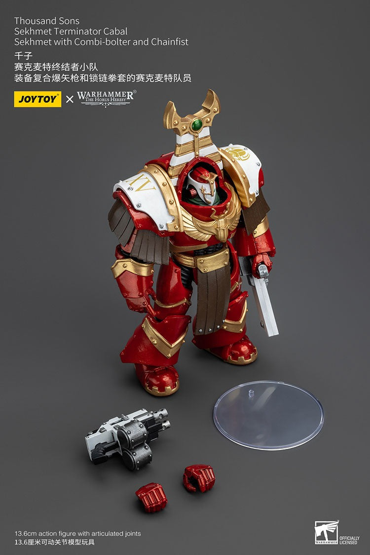 Thousand Sons: Sekhmet Terminator Cabal With Combi-Bolter And Chainfist Jt8377 Warhammer 40K