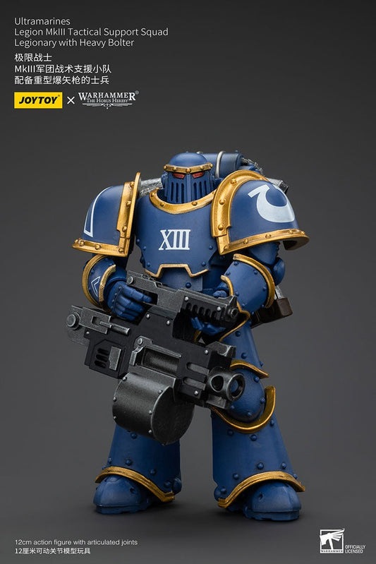 Ultramarines Legion Mkiii Tactical Support Squad Legionary With Heavy Bolter Jt00119 Warhammer 40K