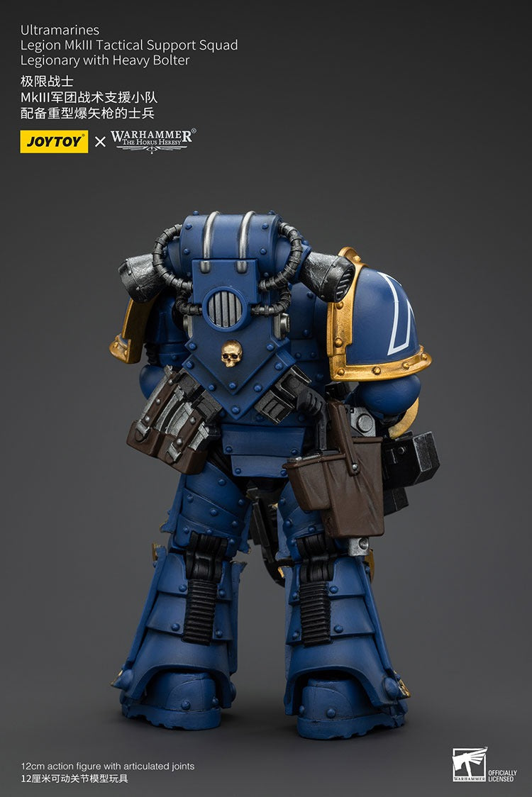 Ultramarines Legion Mkiii Tactical Support Squad Legionary With Heavy Bolter Jt00119 Warhammer 40K