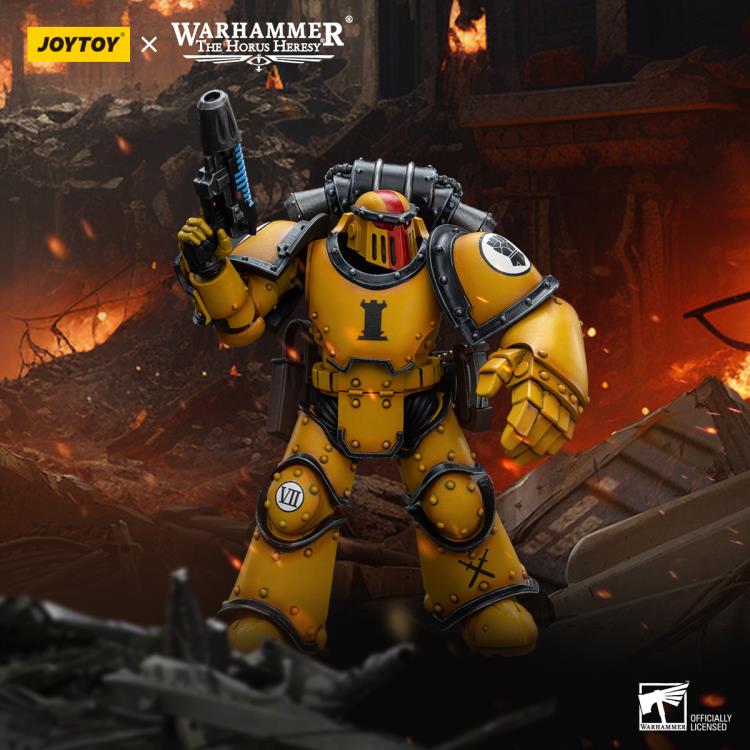 Joytoy Imperial Fists Legion Mkiii Tactical Squad Sergeant With Power Fist Jt9060 Warhammer 40K