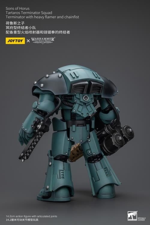 Sons Of Horus: Tartaros Terminator Squad With Heavy Flamer And Chainfist Jt7288 Warhammer 40K