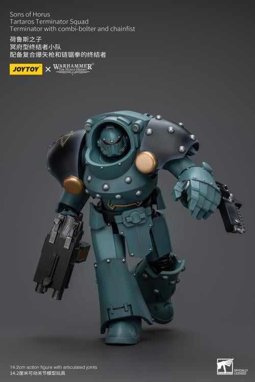 Sons Of Horus: Tartaros Terminator Squad With Combi-Bolter And Chainfist Jt7271 Warhammer 40K