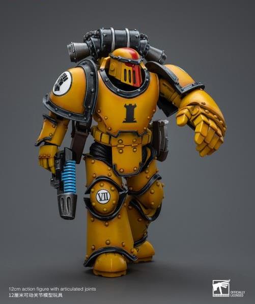 Joytoy Imperial Fists Legion Mkiii Tactical Squad Sergeant With Power Fist Jt9060 Warhammer 40K