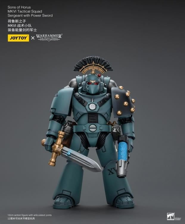 Sons Of Horus: Mkvi Tactical Squad Sergeant With Power Sword Jt9466 Warhammer 40K