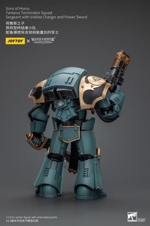 Sons Of Horus: Tartaros Terminator Squad Sergeant With Volkite Charger And Power Sword Jt7165
