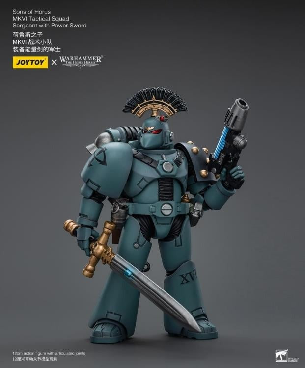Sons Of Horus: Mkvi Tactical Squad Sergeant With Power Sword Jt9466 Warhammer 40K