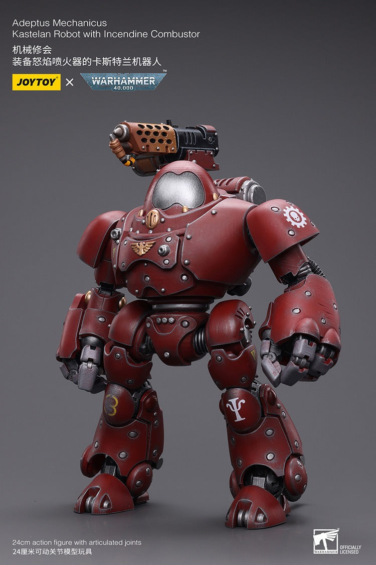 Joytoy Warhammer 40K Adeptus Mechanicus Kastelan Robot With Incendine Combustor Jt7738 Warhammer
