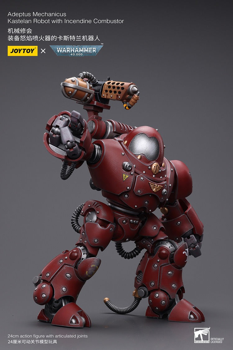 Joytoy Warhammer 40K Adeptus Mechanicus Kastelan Robot With Incendine Combustor Jt7738 Warhammer