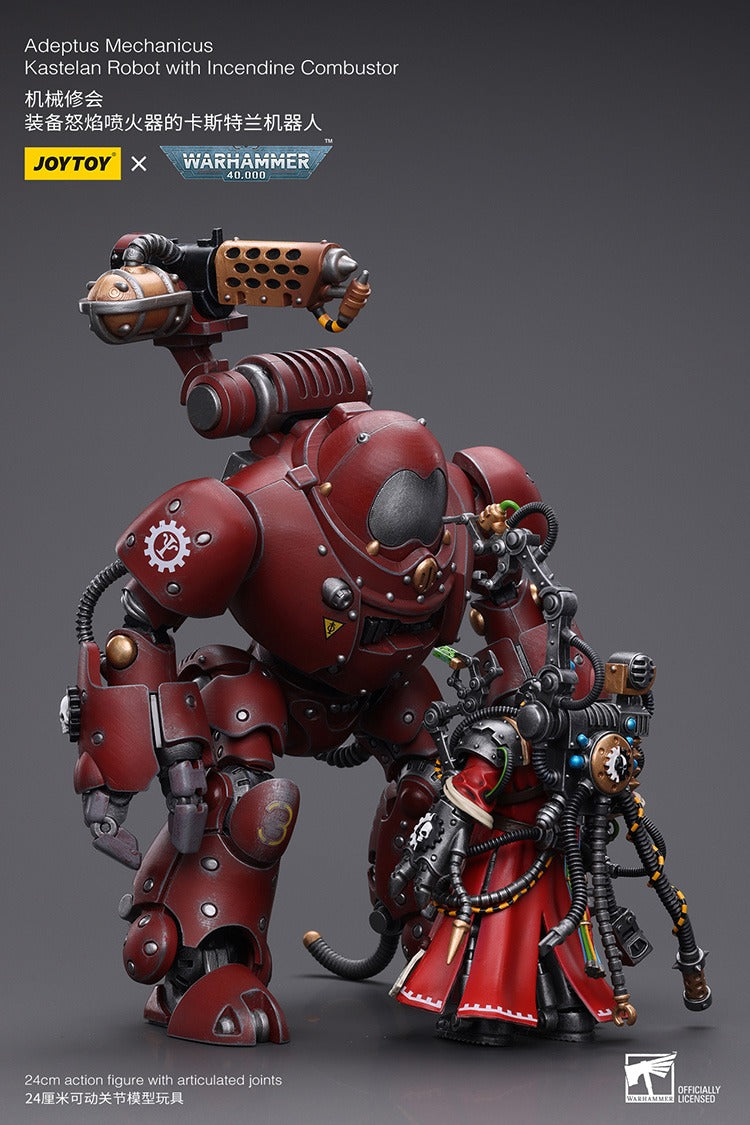 Joytoy Warhammer 40K Adeptus Mechanicus Kastelan Robot With Incendine Combustor Jt7738 Warhammer
