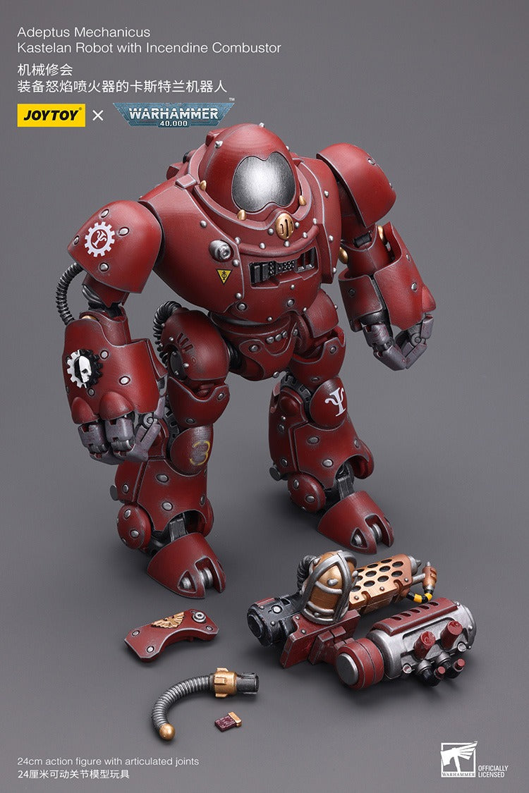 Joytoy Warhammer 40K Adeptus Mechanicus Kastelan Robot With Incendine Combustor Jt7738 Warhammer