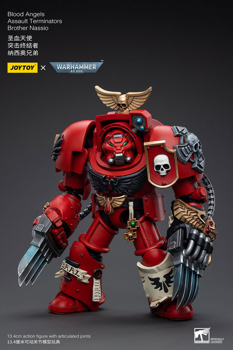 Joytoy Warhammer 40K Blood Angels Assault Terminators Brother Nassio Warhammer