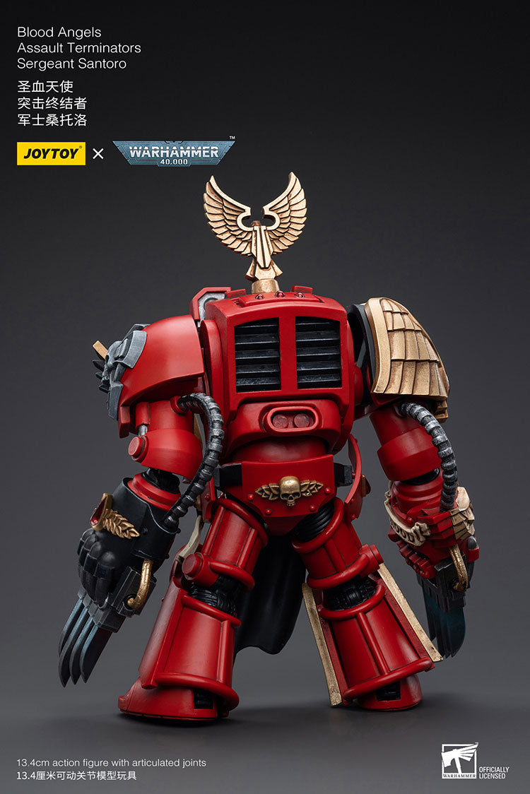 Joytoy Warhammer 40K Blood Angels Assault Terminators Sergeant Santoro Warhammer