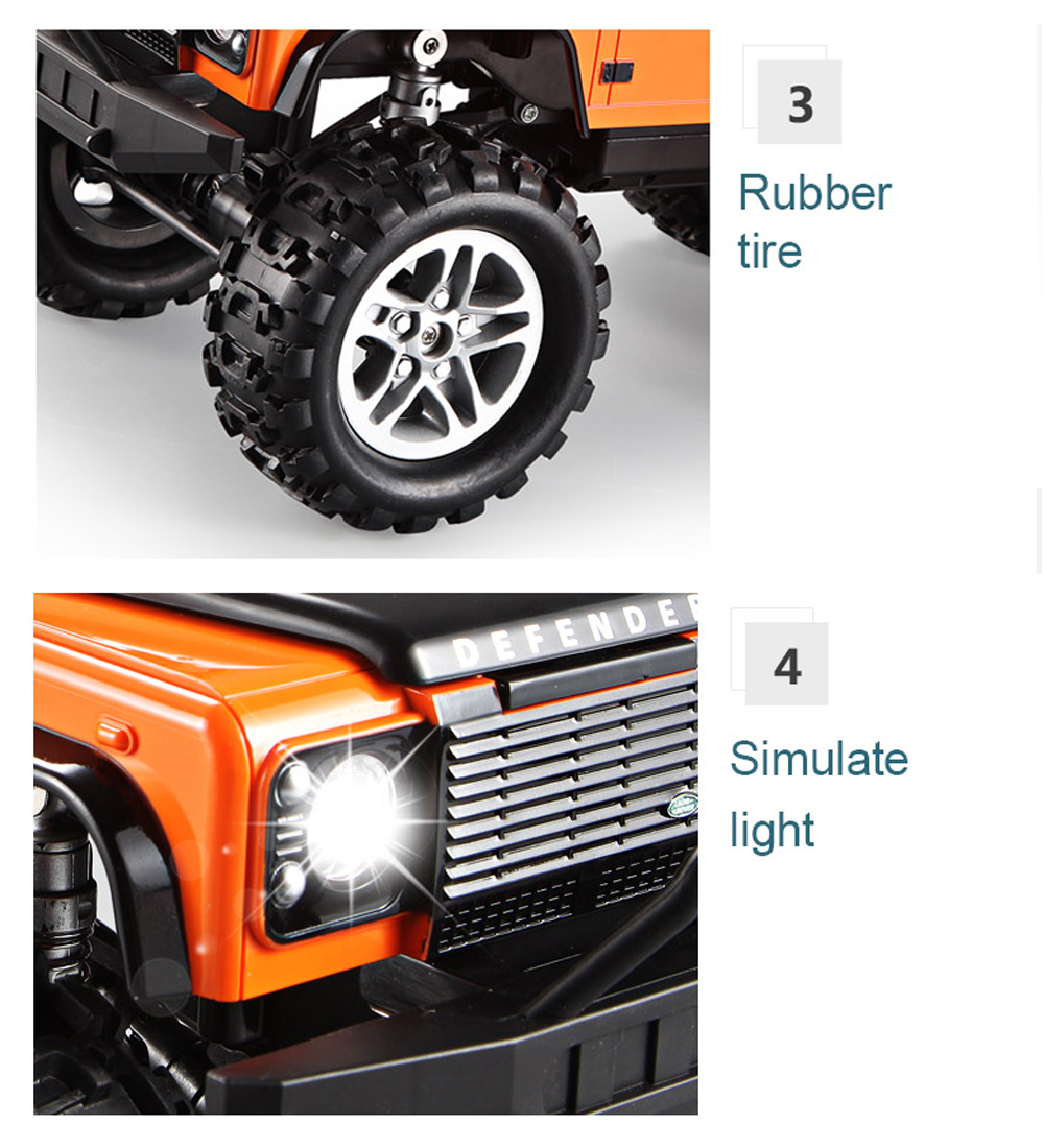 Double E Licensed Land Rover Defender D110 1/14 Scale E327-003