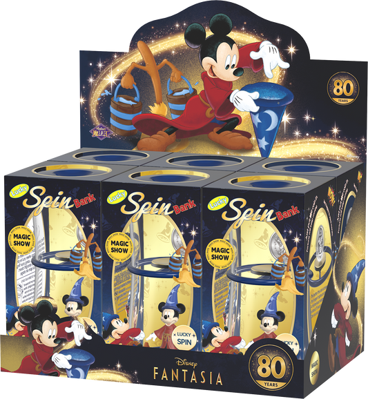 Disney Fantasia Mickey Lucky Spin Coin Bank