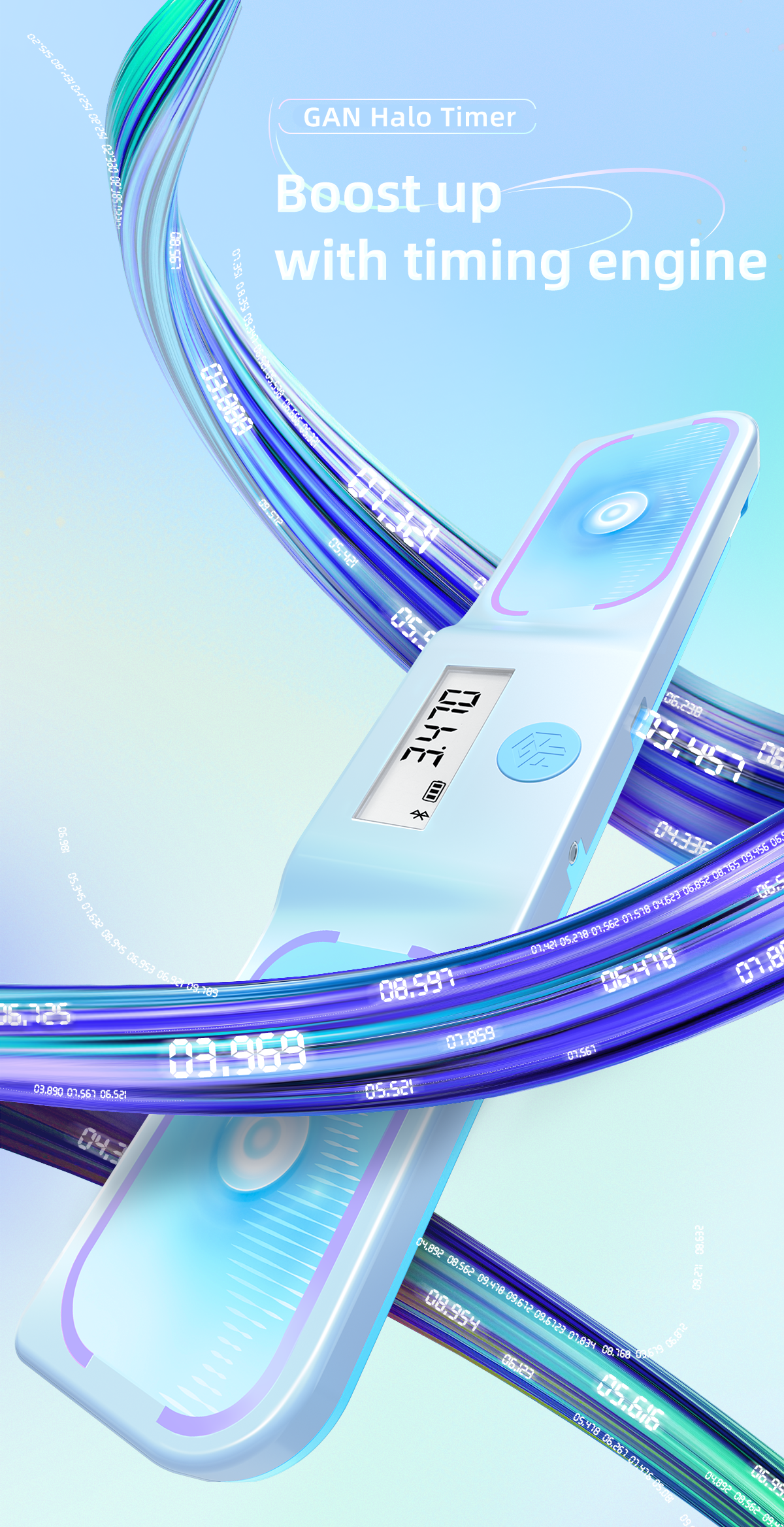 Gan Halo Smart Timer - Blue