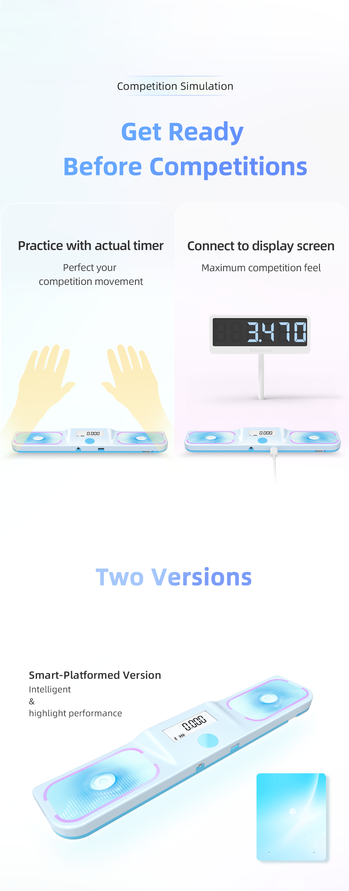 Gan Halo Smart Timer - Blue