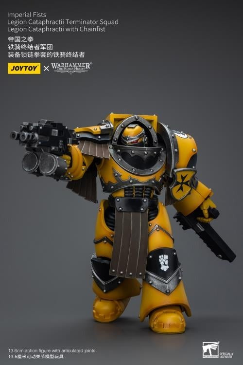 WARHAMMER - The Horus Heresy: Imperial Fists Legion Cataphractii Terminator Squad Legion Cataphractii Sergeant with