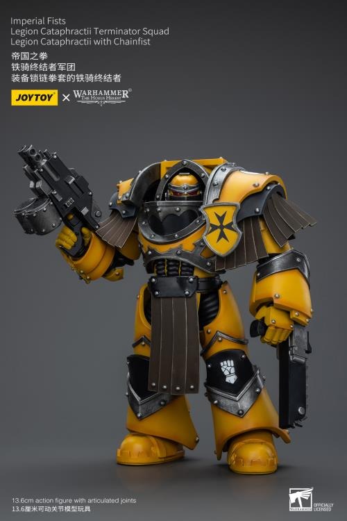 WARHAMMER - The Horus Heresy: Imperial Fists Legion Cataphractii Terminator Squad Legion Cataphractii Sergeant with