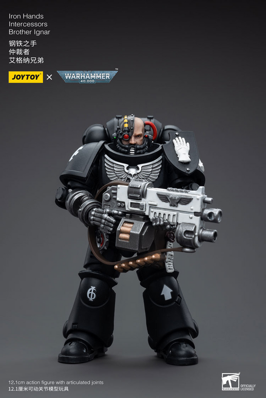 Joytoy Warhammer 40K Iron Hands Intercessors Brother Ignar Warhammer