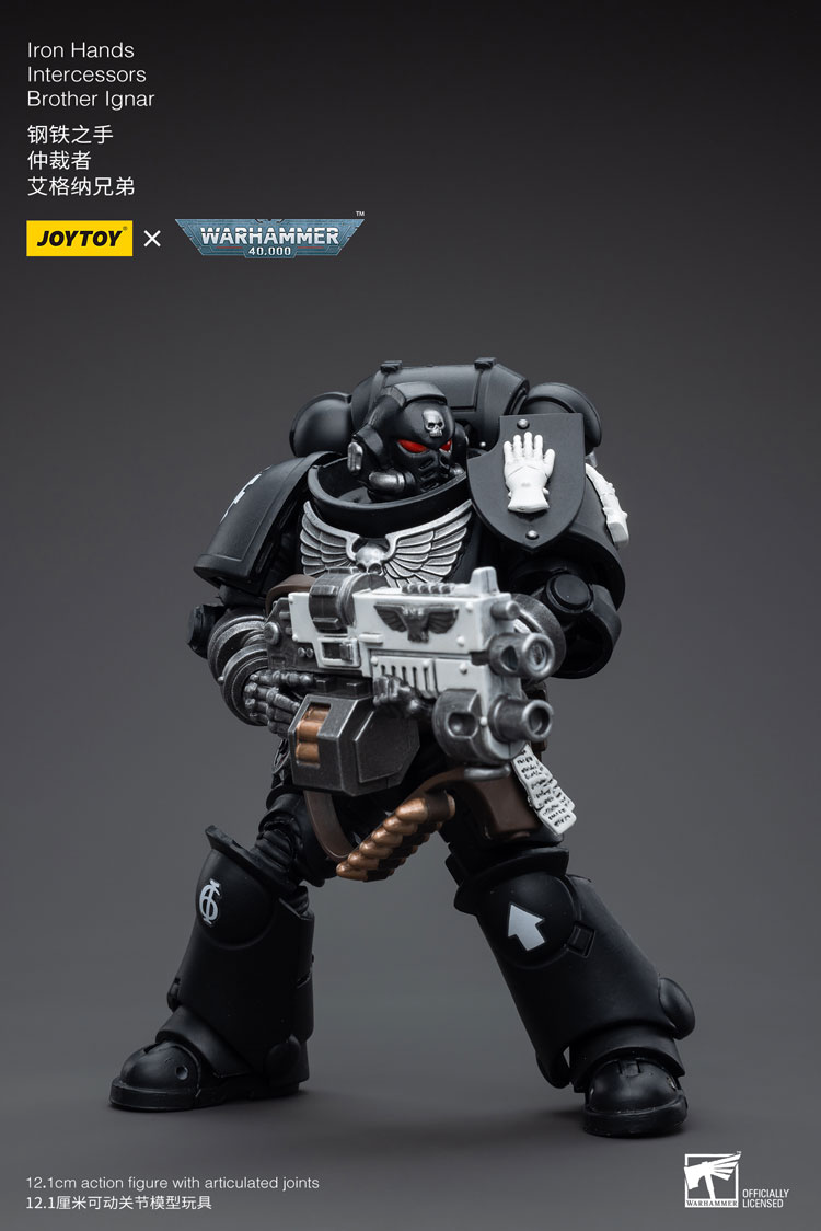Joytoy Warhammer 40K Iron Hands Intercessors Brother Ignar Warhammer