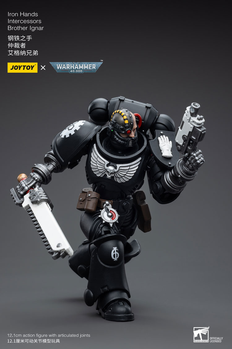 Joytoy Warhammer 40K Iron Hands Intercessors Brother Ignar Warhammer