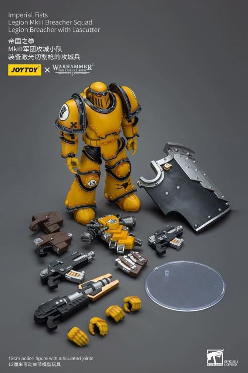 Joytoy Warhammer Imperial Fists Legion Mkiii Breacher Squad With Lascutter Jt9121 Warhammer 40K