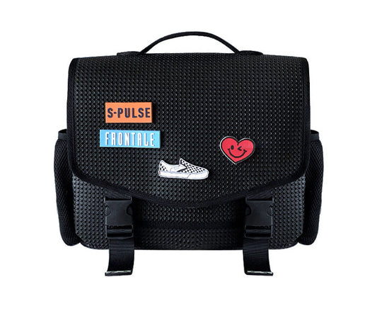 Light + Nine Student Horizontal Backpack Black Light + Nine