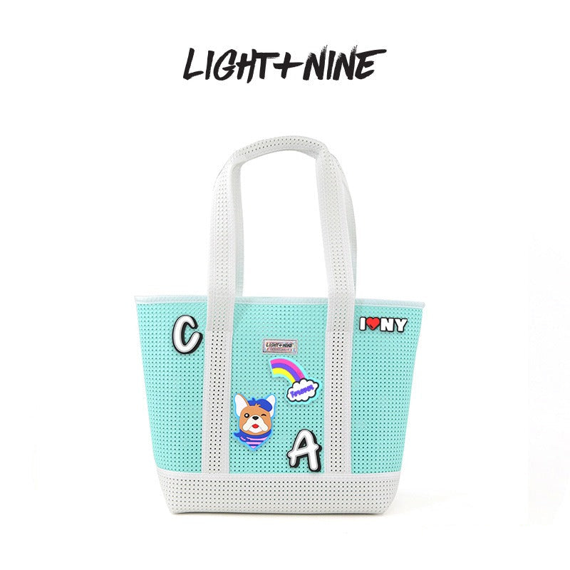 Light + Nine Shopping Bag Large Pink Light + Nine