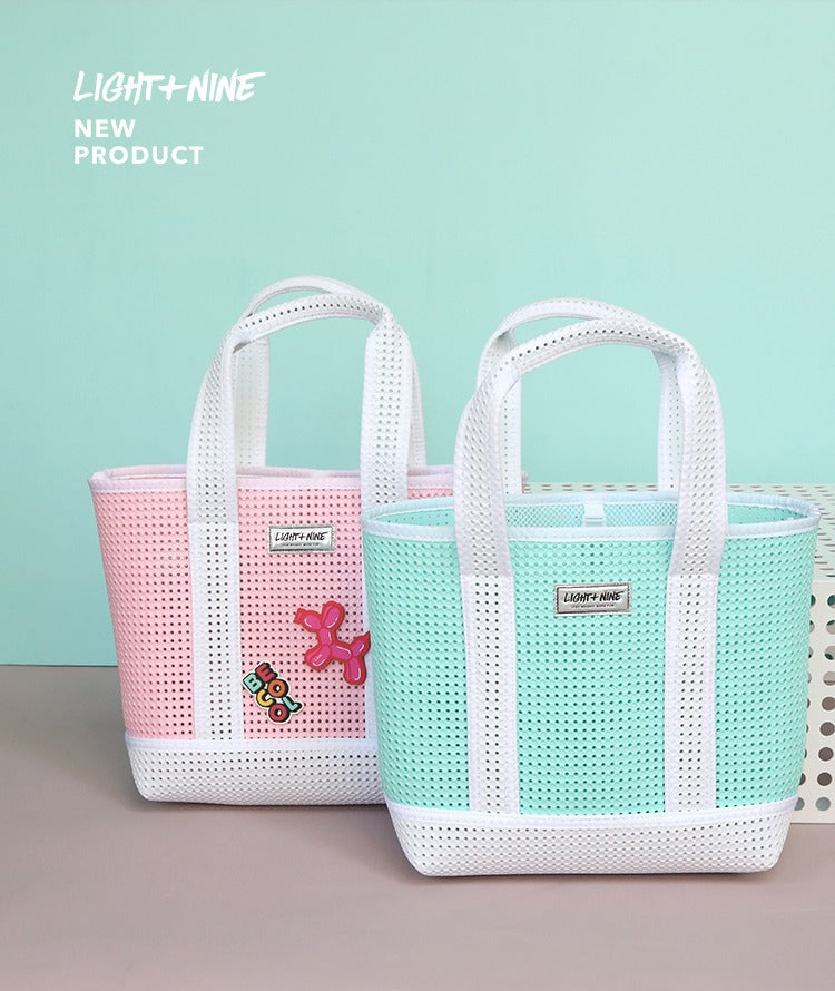 Light + Nine Shopping Bag Large Pink Light + Nine