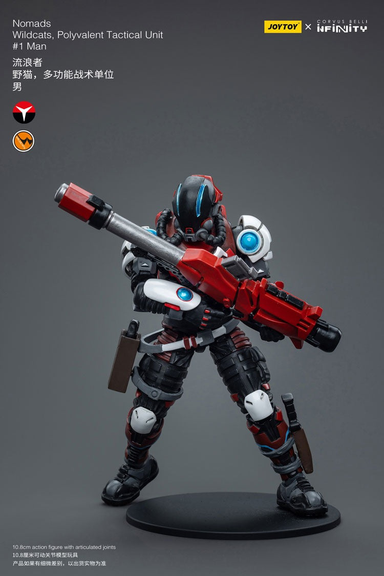 Joytoy Corvus Belli Infinity Nomads Wildcats Polyvalent Tactical Unit #1Man