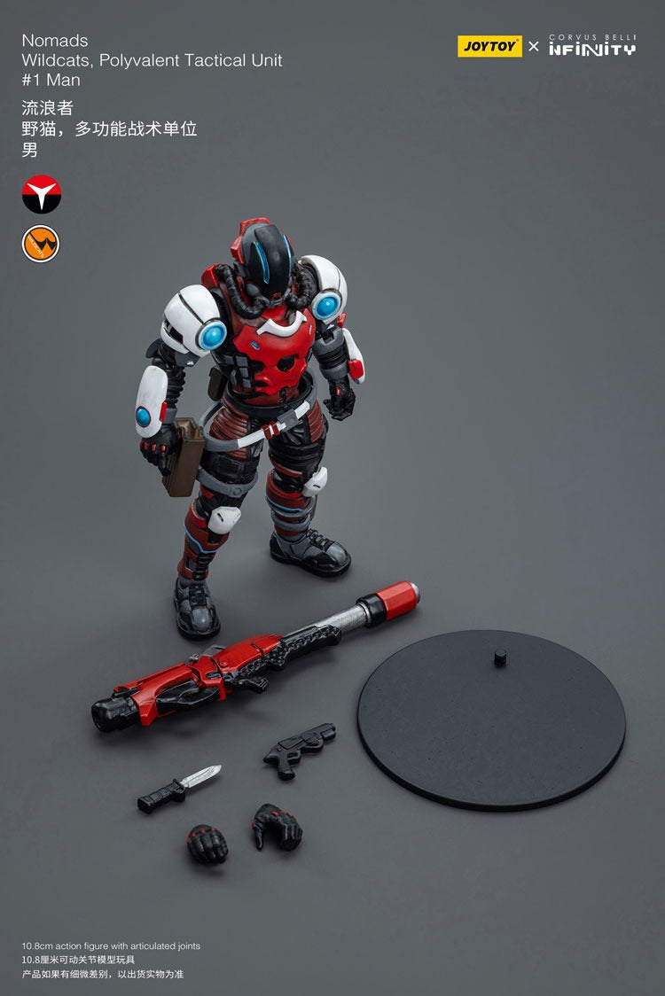 Joytoy Corvus Belli Infinity Nomads Wildcats Polyvalent Tactical Unit #1Man