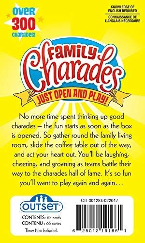 Outset Family Charades Card Game Outset