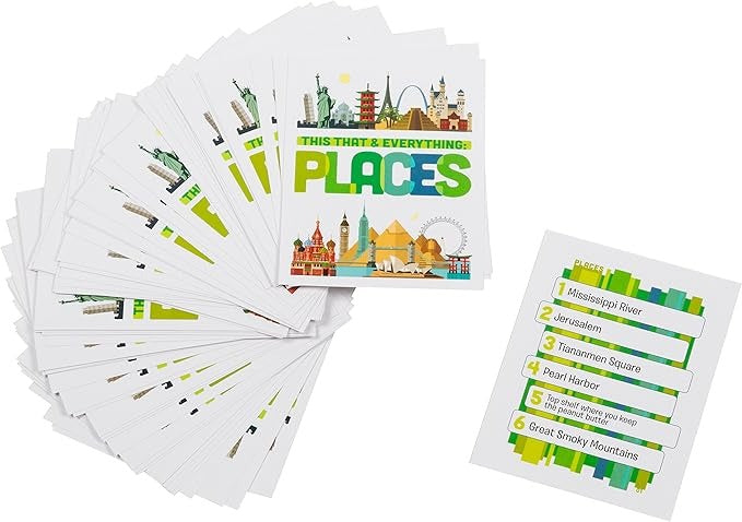 Outset This That & Everything Places Card Game Outset