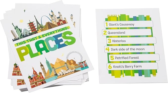 Outset This That & Everything Places Card Game Outset