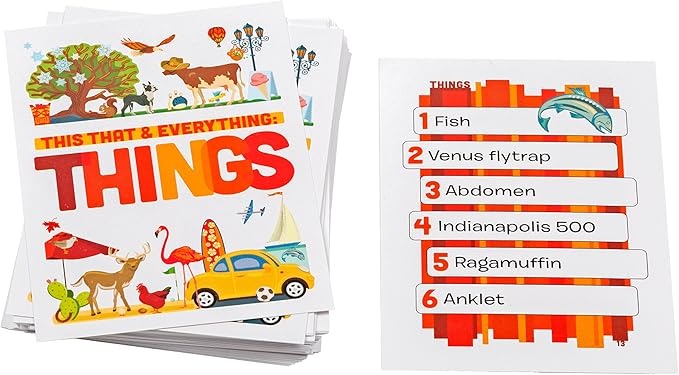 Outset This That & Everything Things Card Game Outset