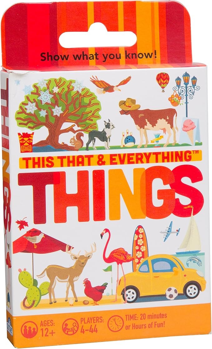 Outset This That & Everything Things Card Game Outset