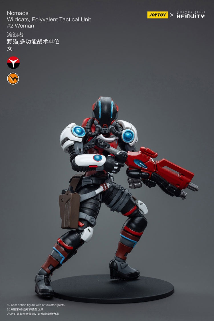Joytoy Corvus Belli Infinity Nomads Wildcats Polyvalent Tactical Unit #2 Woman